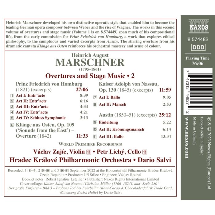 Marschner: Overtures and Stage Music Vol. 2 - slide-1