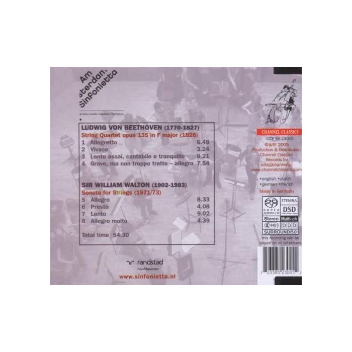 Beethoven: String Quartet No. 16 / Walton: Serenade for Strings - slide-1