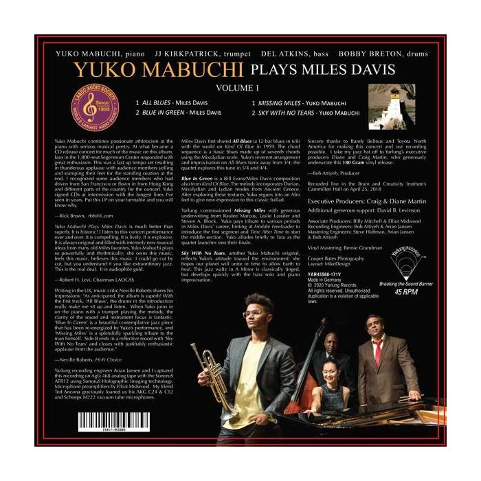 Yuko Mabuchi Plays Miles Davis vol. 1 (45 RPM) (Vinyl)) - slide-1