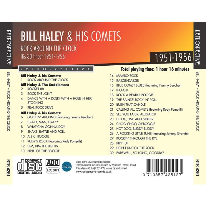 Bill Haley & his Comets: Rock around the Clock 1951-1956 - slide-1