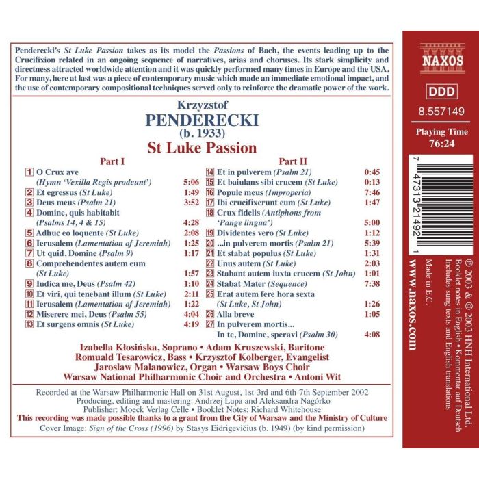 Penderecki: St Luke Passion - slide-1