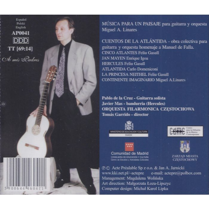Cuentos de la Arlantida, Musique pour guitare et bandurria - slide-1