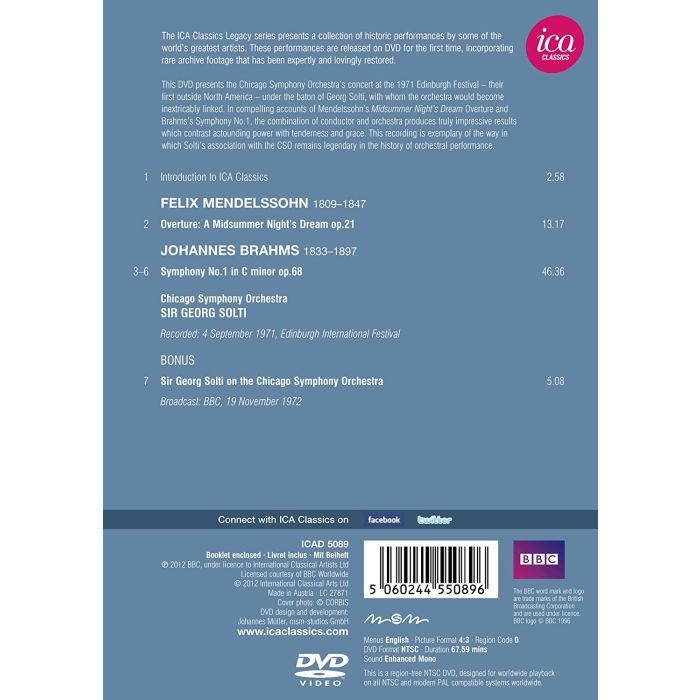 Brahms: Symphony nr.1, Mendelssohn: A Midsummer Night’s Dream - Overture - slide-1