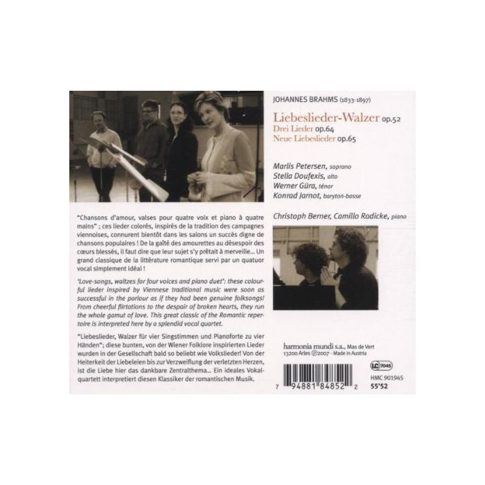 Brahms: Liebeslieder-Walzer op. 52 & 65 - slide-1