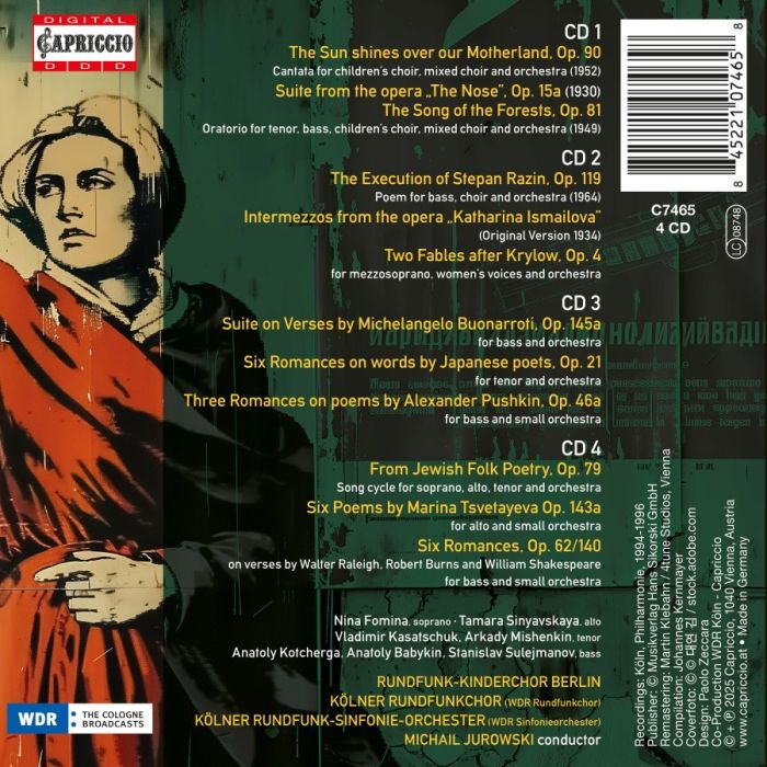 Shostakovich: Orchestral Songs; Vocal Symphonic Music - slide-1
