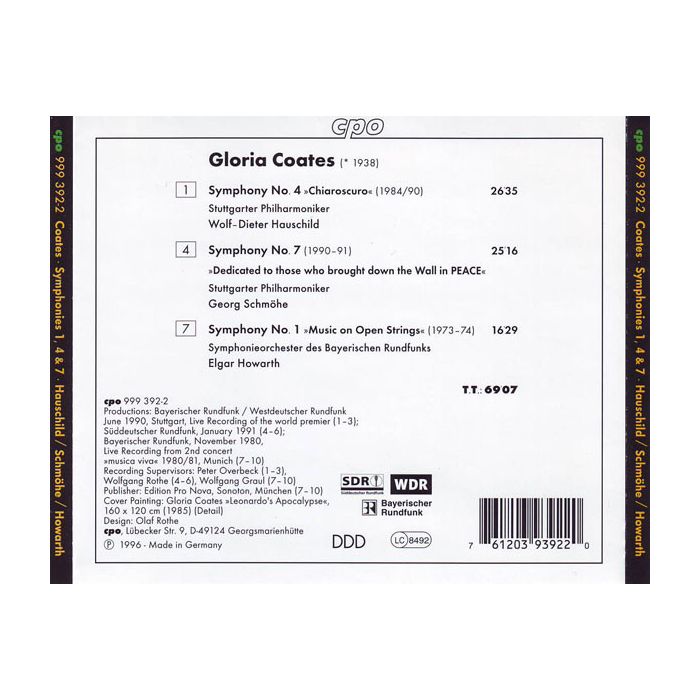 COATES: Symphonies nos. 1, 4 & 7 - slide-1