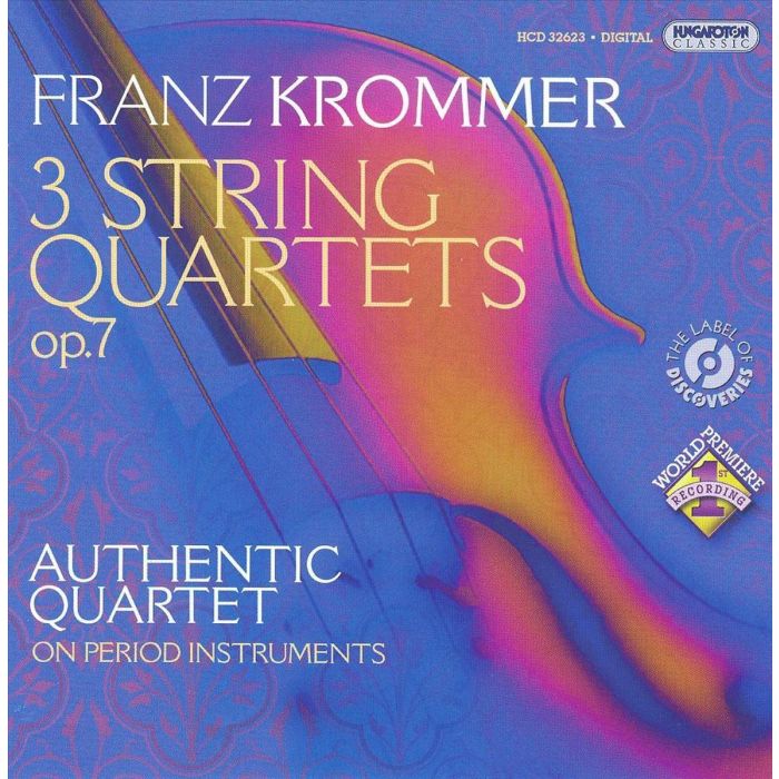 Krommer: 3 string quartets