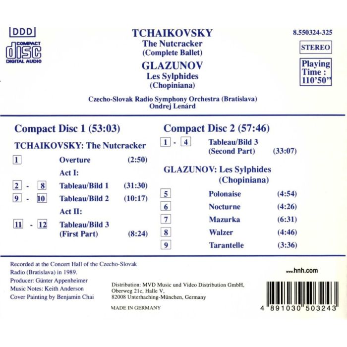 Tchaikovsky: The Nutcracker / Glazunov: Les Sylphides - slide-1