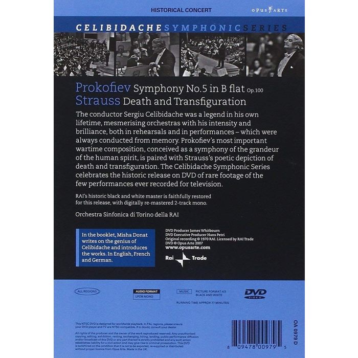 Celibidache conducts: Prokofiev Symphony no. 5 and Strauss Death and Transfiguration - slide-1