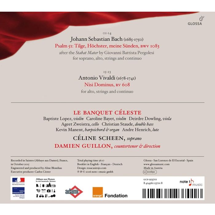 Bach: Psalm 51 (Pergolesi: Stabat Mater); Vivaldi: Nisi Dominus - slide-1