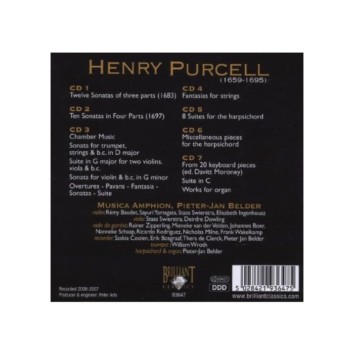 Purcell: Complete Chamber Music - slide-1