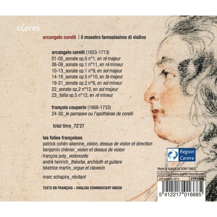 Corelli: Sonatas op. 1, 2 & 5, Couperin: Le Parnasse - slide-1