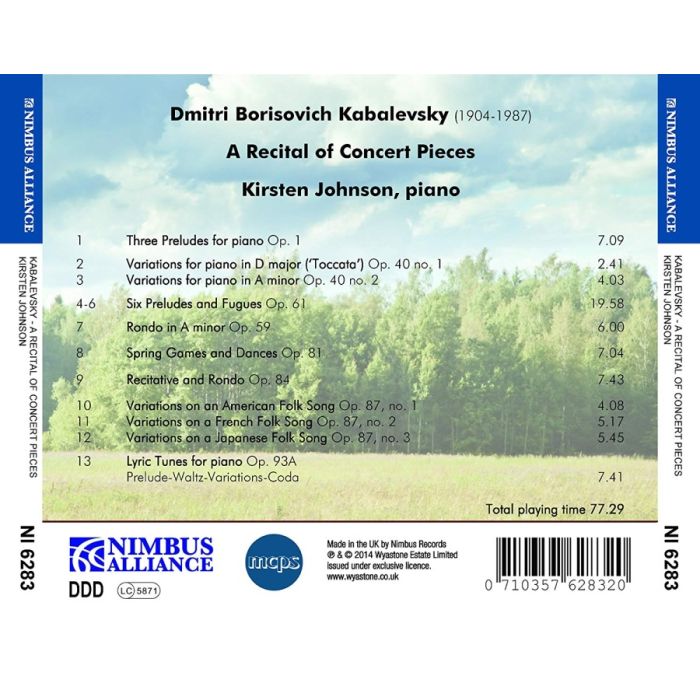 Kabalevsky: A Recital of Concert Pieces - slide-1