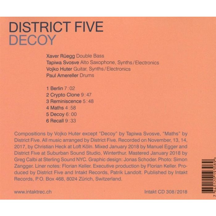 Rüegg/ Svosve/ Huter/ Amereller/ DISTRICT FIVE: Decoy - slide-1