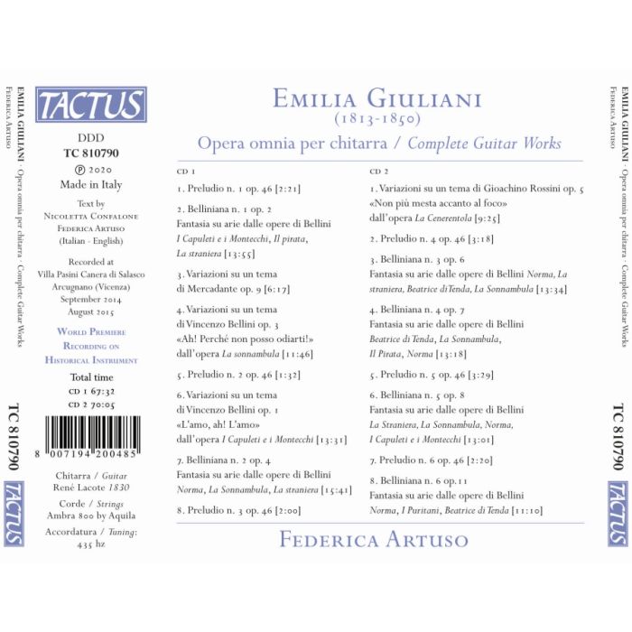 Emilia Giuliani: Complete Guitar Works - slide-1