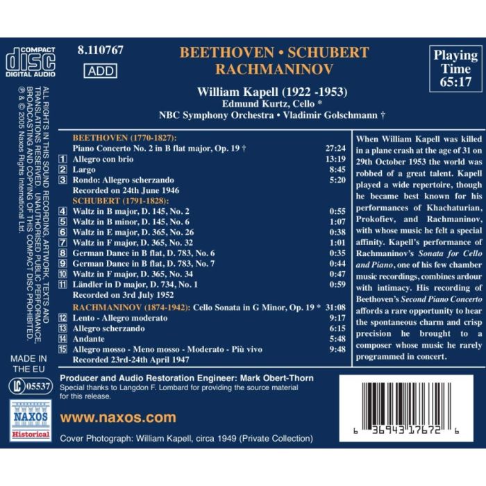 BEETHOVEN: Piano Concerto No. 2 / SCHUBERT: Waltzes and Dances - slide-1