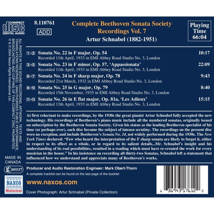 BEETHOVEN: Piano Works Vol. 7 - slide-1