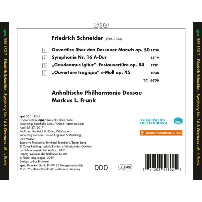 Schneider: Symphony No. 16; Overtures - slide-1