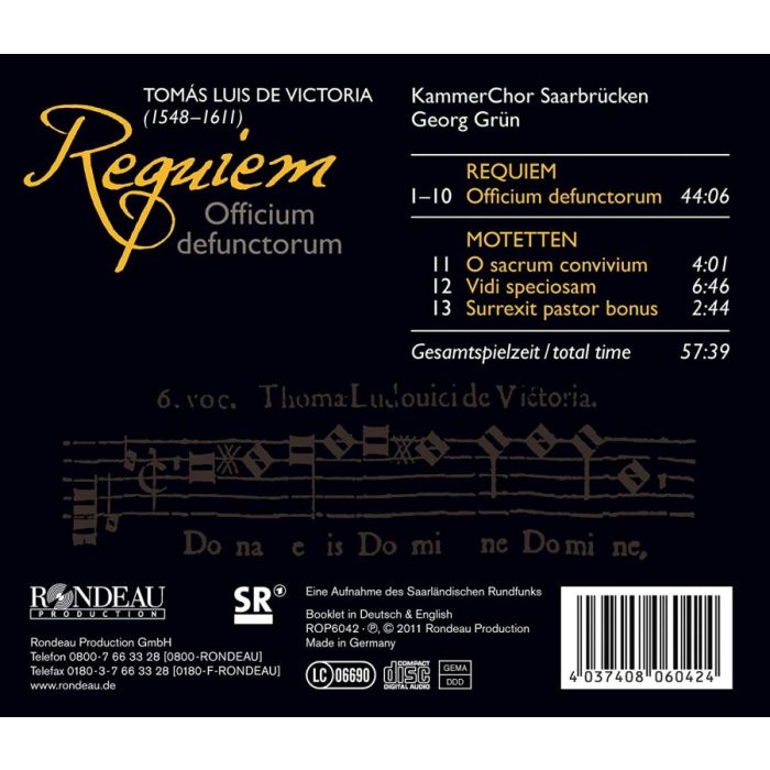 Victoria: Requiem Officium defunctorum - slide-1
