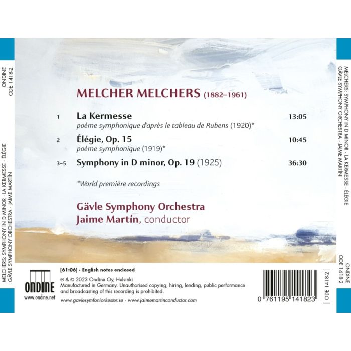 Melchers: Symphony; La Kermesse; Élégie - slide-1
