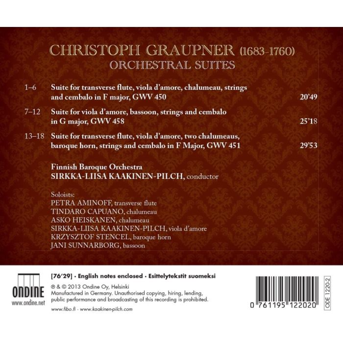 Graupner: Orchestral Suites - slide-1