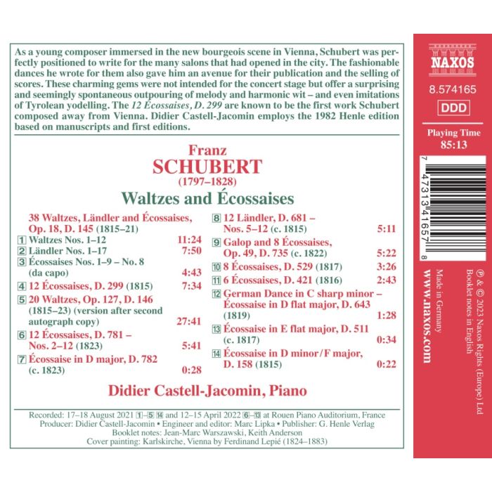 Schubert: Waltzes and Écossaises - slide-1
