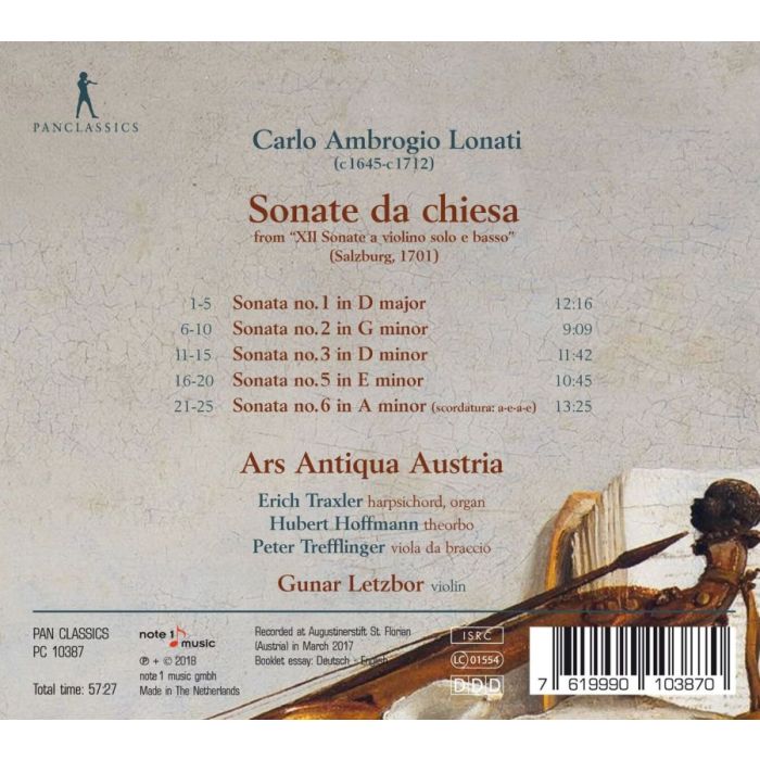 Lonati: Sonate da chiesa (1701) - slide-1