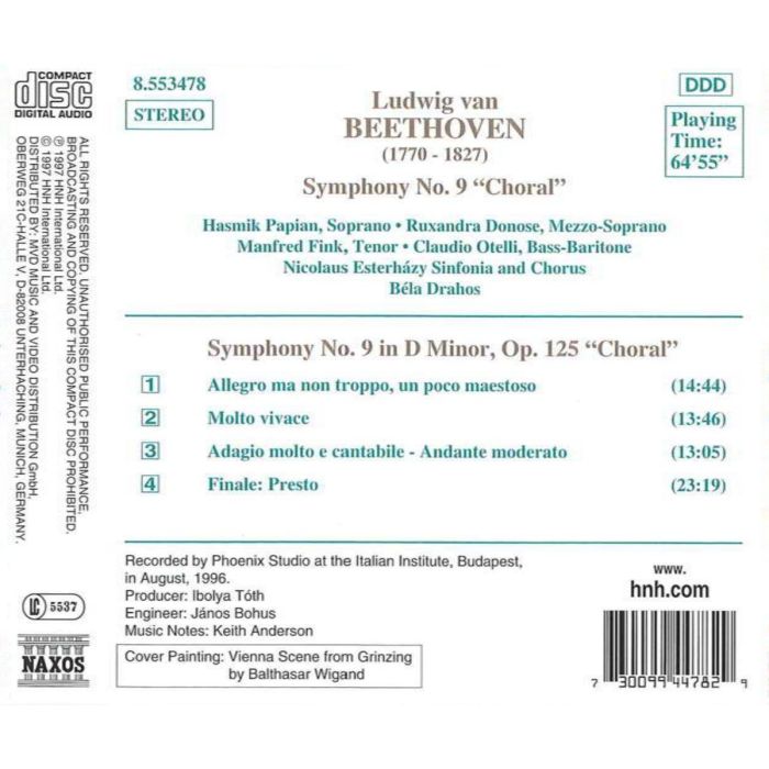 BEETHOVEN: Symphony no.9 