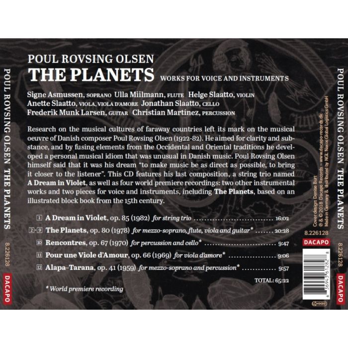Rovsing Olsen: The Planets - Works for Voice and Instruments - slide-1