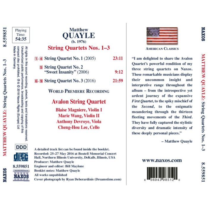 Quayle: String Quartets Nos. 1 - 3 - slide-1