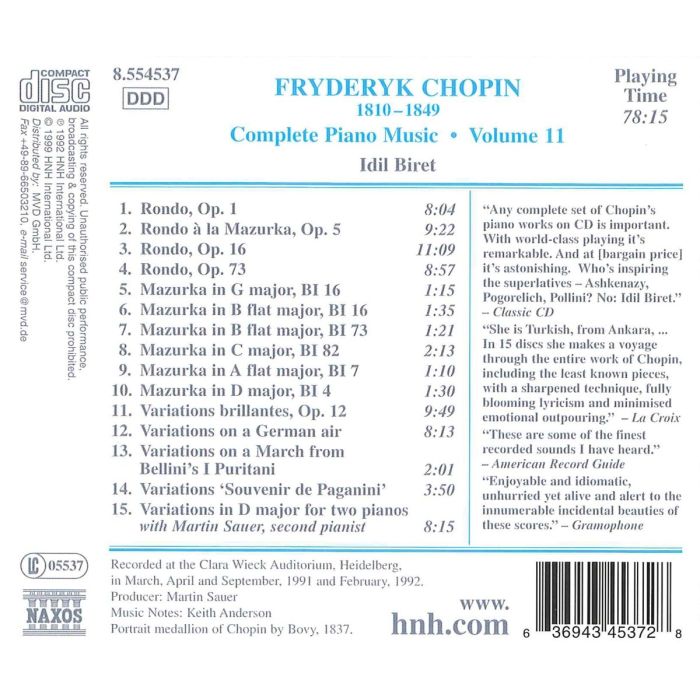 CHOPIN: Piano Music - Rondos and Variations - slide-1