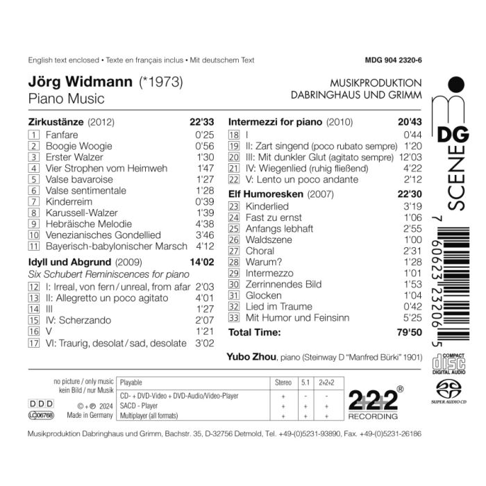 Widmann: Piano Works - slide-1