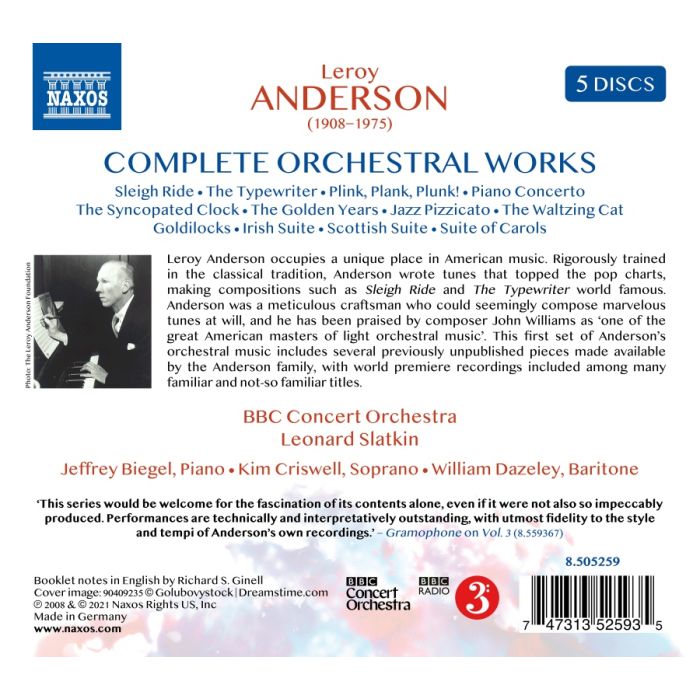 Anderson: Complete Orchestral Works - slide-1