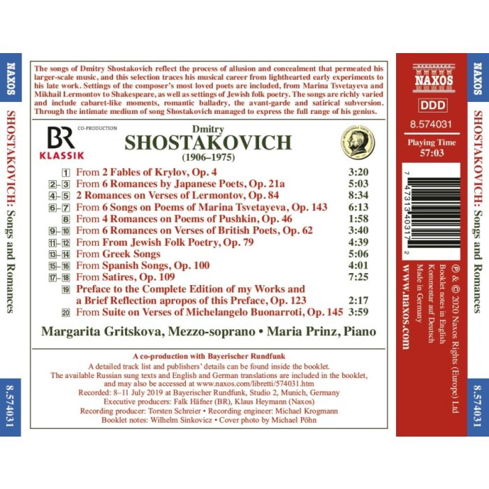 Shostakovich: Songs & Romances - slide-1