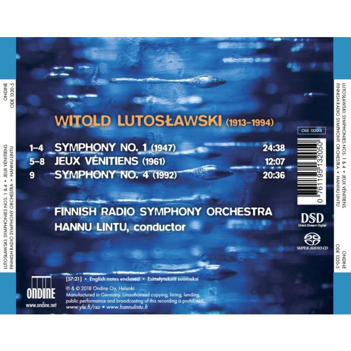 Lutosławski: Symphonies Nos. 1 & 4 - slide-1