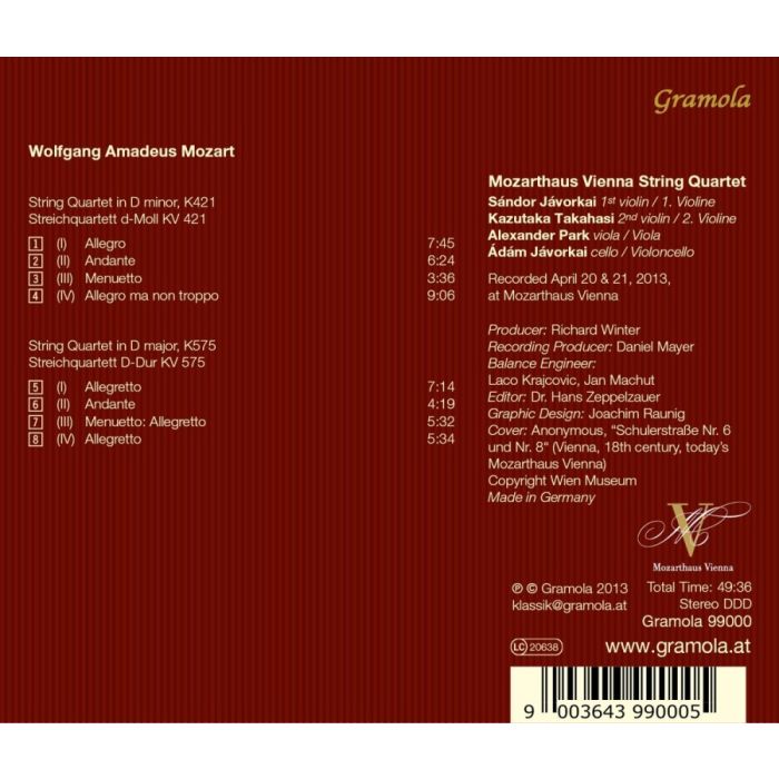 Mozart: String Quartets K421 & K575 - slide-1