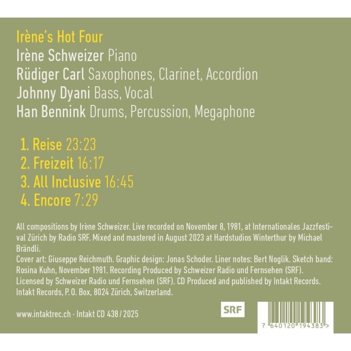 Schweizer: Irène’s Hot Four - slide-1