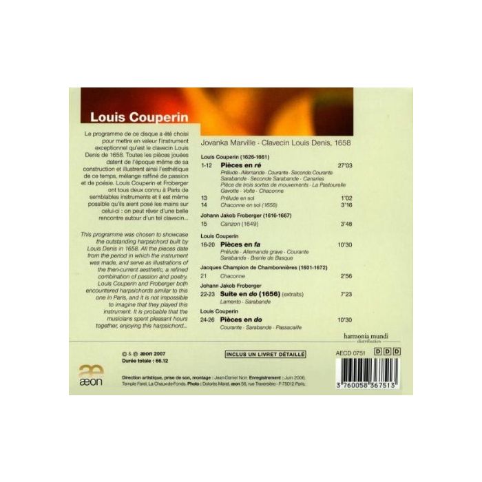 Couperin Louis: Oeuvres pour clavecin - slide-1