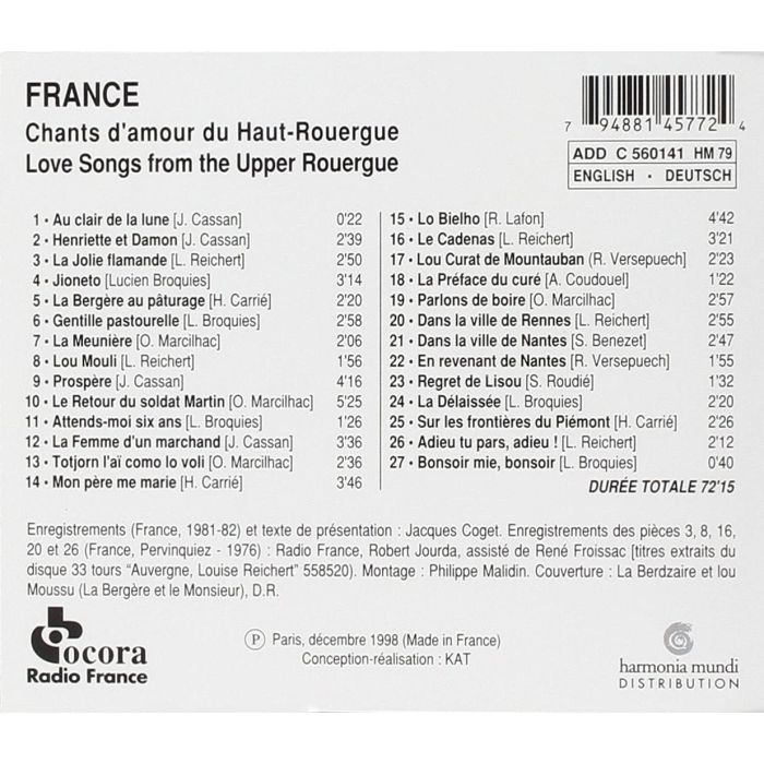 FRANCE: Chants d'amour du haut - slide-1