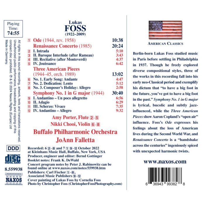 Foss: Symphony No. 1; Renaissance Concerto - slide-1