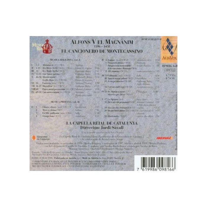 Alfons V: El Cancionero de Montecassino - slide-1