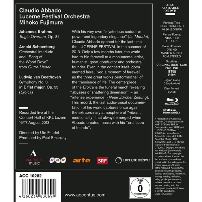 Brahms, Schoenberg, Beethoven / Abbado - slide-1
