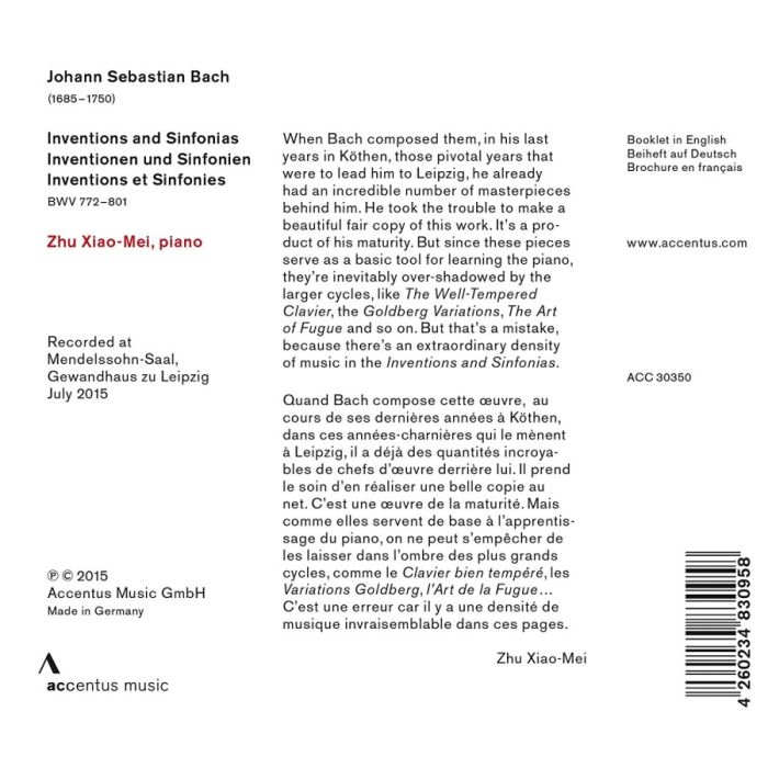 Bach: Inventions and Sinfonias - slide-1