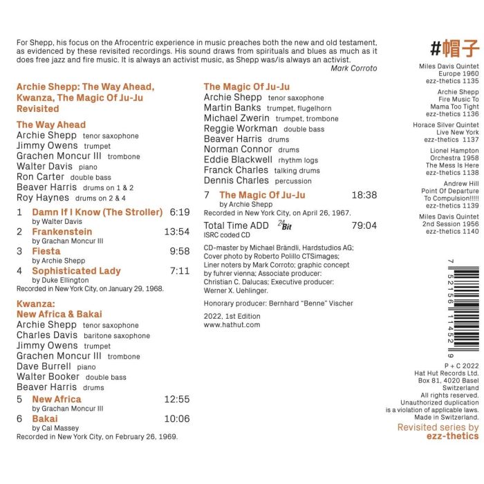 Archie Shepp – The Way Ahead / Kwanza / The Magic Of Ju-Ju Revisited - slide-1