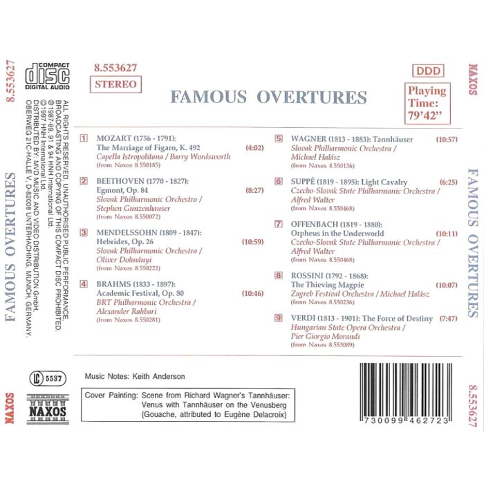 FAMOUS OVERTURES - slide-1