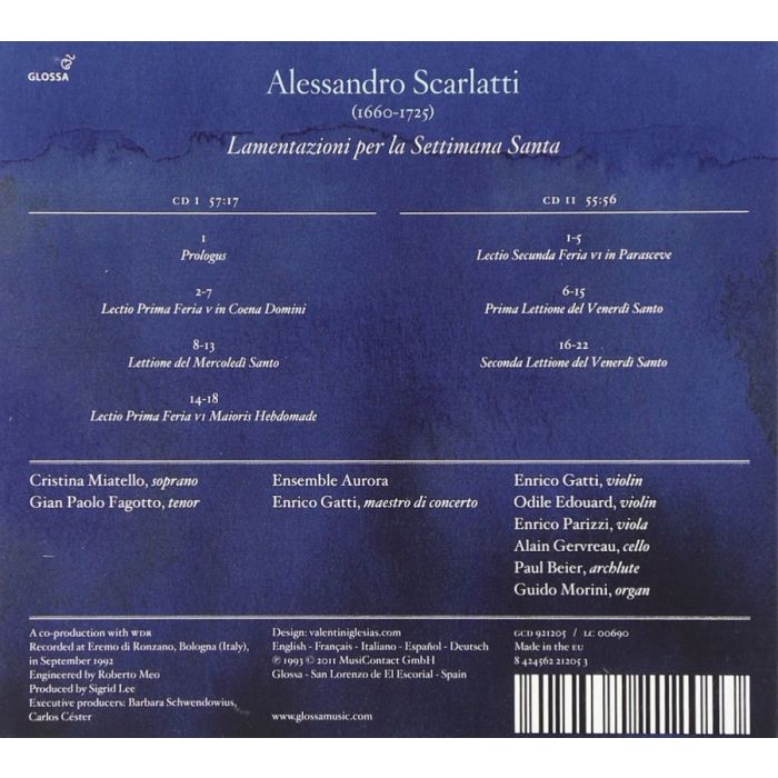 Scarlatti: Lamentazioni per la Settima Santa - slide-1