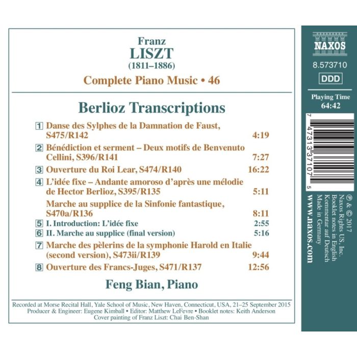 Liszt: Complete Piano Music Vol. 46 - Berlioz Transcriptions - slide-1