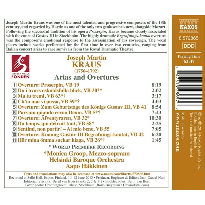 Kraus: Arias and Overtures - slide-1