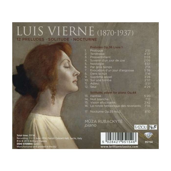 Vierne: 12 Preludes; Solitude; Nocturne - slide-1