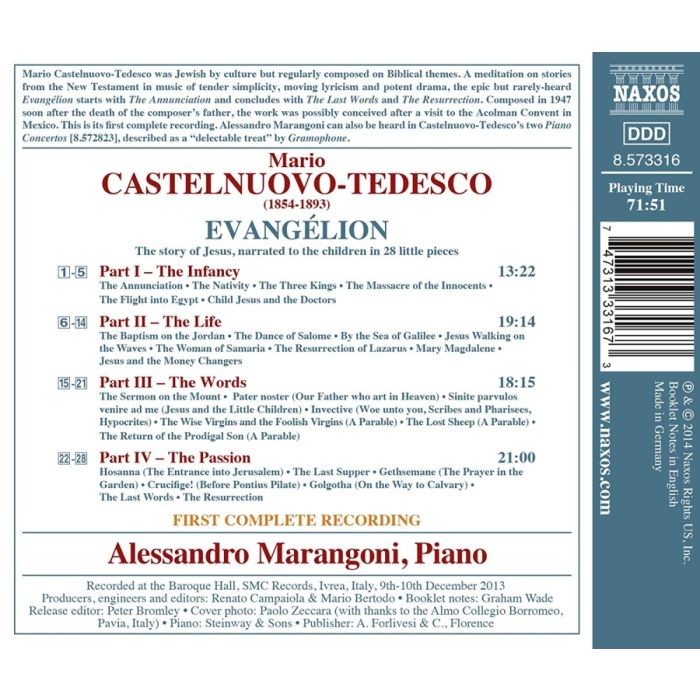 Castelnuovo-Tedesco: Evangélion (The Story of Jesus) - slide-1